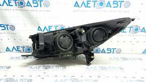 Ford Escape MK3 17-19 right front headlight, halogen, light, scratches, polishable, sand