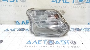 Left turn signal for Ford Escape MK3 17-19, white with fog lights, sand, scratches