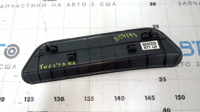 Outer rear left door sill plate for Hyundai Tucson 16-21, black, scratches