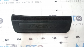 Outer rear right door sill plate for Hyundai Tucson 16-21, black, scratches