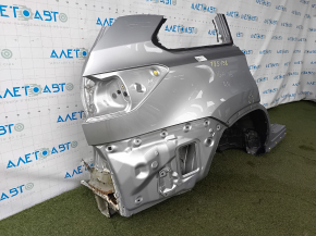 Rear right quarter wing, Toyota Highlander 14-19, BSM, sawed off, silver, dent, bump
