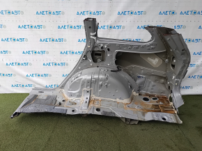Rear right quarter wing, Toyota Highlander 14-19, BSM, sawed off, silver, dent, bump