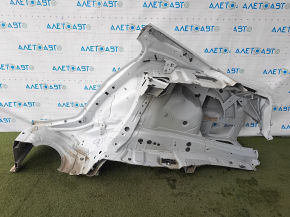 Quarter wing rear right BMW 5 F10 11-16 on the body, white