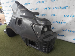 Quarter wing rear left Toyota Camry v40 graphite, on the body, dented, bumps, rusty