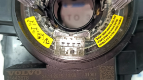 Volvo XC90 16-24 steering column switch assembly without heated steering wheel, worn, cracked mount