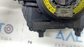 Volvo XC90 16-24 steering column switch assembly without heated steering wheel, worn, cracked mount