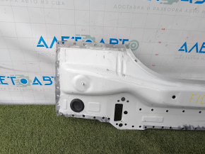 Rear panel BMW 5 F10 09-16 on the body, white