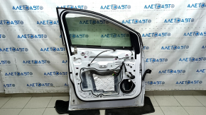 Front left door assembly for Ford Escape MK3 13-19 white YZ, with code, bumpers