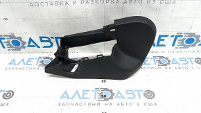 Driver's seat side trim, left, center, Volvo XC90 16-25, black, scratches