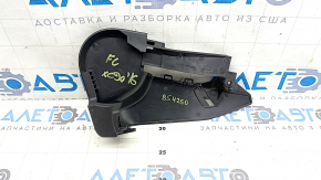 Driver's seat side trim, left, center, Volvo XC90 16-25, black, scratches