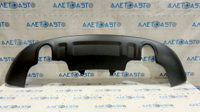 Rear bumper lip for 2 pipes for Audi Q5 8R 13-17 with parking sensors, without towbar