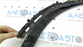Rear left fender arch trim Volvo XC90 16-23 graphite, scratches, broken fasteners, crack in fastener