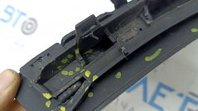 Rear left fender arch trim Volvo XC90 16-23 graphite, scratches, broken fasteners, crack in fastener