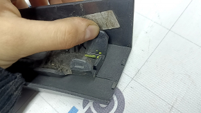 Rear left fender arch trim Volvo XC90 16-23 graphite, scratches, broken fasteners, crack in fastener