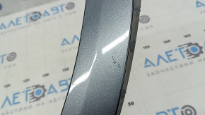 Rear left fender arch trim Volvo XC90 16-23 graphite, scratches, broken fasteners, crack in fastener
