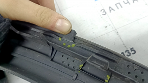 Volvo XC90 16-23 rear right fender arch trim, graphite, scratches, broken fasteners, broken fastener, crack in fastener, peeling coating