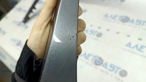 Volvo XC90 16-23 rear right fender arch trim, graphite, scratches, broken fasteners, broken fastener, crack in fastener, peeling coating