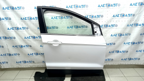 Front right door assembly for Ford Escape MK3 13-19 white YZ, laminated glass, bumps, dent