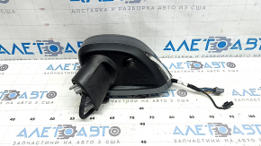 Left side mirror assembly for Volvo XC90 16-23, 14+4 pins, turn signal, heated, auto-dimming, BSM, camera, graphite