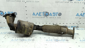 Ford Escape MK3 13-19 1.5T 1.6T catalytic converter mesh is torn and rusty.