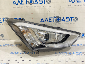 Headlight front right bare Hyundai Santa FE Sport 13-16 prerest usa halogen