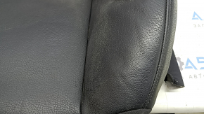 Volvo XC90 16-25 driver's seat back upholstery, black leather, heated, dry-cleanable, creased