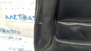 Volvo XC90 16-25 driver's seat upholstery, black leather, heated, dry cleanable, scratches, dented