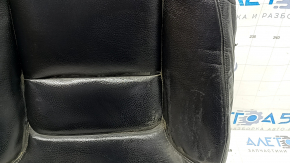 Volvo XC90 16-25 driver's seat upholstery, black leather, heated, dry cleanable, scratches, dented