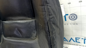 Volvo XC90 16-25 driver's seat upholstery, black leather, heated, dry cleanable, scratches, dented