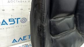 Volvo XC90 16-25 driver's seat upholstery, black leather, heated, dry cleanable, scratches, dented