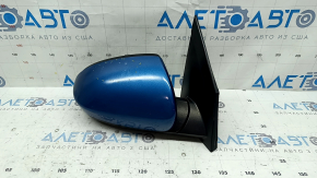 Right side mirror assembly for Hyundai Tucson 19-21, heated, BSM, blue R2U, 7 pins, clear coated