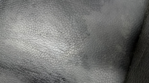 Volvo XC90 16-25 passenger seat back upholstery, black leather, heated, scratches, needs cleaning, dented