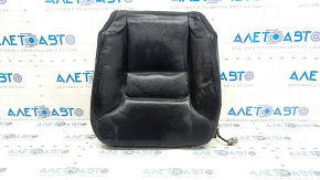 Volvo XC90 16-25 passenger seat cushion upholstery, black leather, heated, scratches, dry cleanable