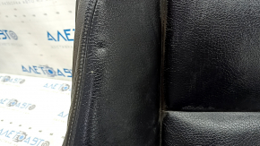 Volvo XC90 16-25 passenger seat cushion upholstery, black leather, heated, scratches, dry cleanable