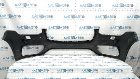 Bare front bumper for Volvo XC90 16-19, headlight washer, without park assist, graphite 714, dents, crack in mount, non-standard holes
