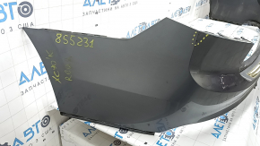 Rear bumper bare upper part Volvo XC90 16-19 without autoparking, graphite 714, scratches, crack