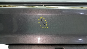 Rear bumper bare upper part Volvo XC90 16-19 without autoparking, graphite 714, scratches, crack