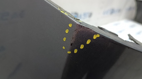 Rear bumper bare upper part Volvo XC90 16-19 without autoparking, graphite 714, scratches, crack
