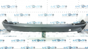 Bare rear bumper, lower part, Volvo XC90 16-23, for parking sensors, graphite 714, scratches, dents