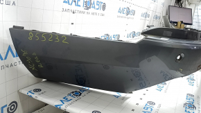 Bare rear bumper, lower part, Volvo XC90 16-23, for parking sensors, graphite 714, scratches, dents
