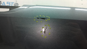 Bare rear bumper, lower part, Volvo XC90 16-23, for parking sensors, graphite 714, scratches, dents