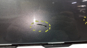 Bare rear bumper, lower part, Volvo XC90 16-23, for parking sensors, graphite 714, scratches, dents