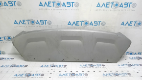 Ford Escape MK3 17-19 front bumper lip trim, silver, scratches, sand, scuffs