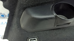 Right arch trim for Volvo XC90 16-25 for 3rd row, with cup holder, black, with hook, scratches