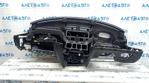 Volvo XC90 16-23 black dashboard with AIRBAG, simple projection, scratches
