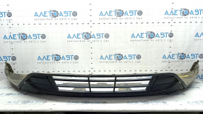 Ford Escape MK3 2017-2019 front bumper lip, texture, scratches, sand, cracks in the fasteners