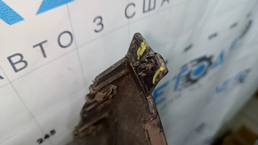 Ford Escape MK3 2017-2019 front bumper lip, texture, scratches, sand, cracks in the fasteners