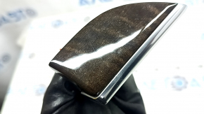 Volvo XC90 16-23 center dashboard trim, wood grain, glossy, chrome, scratches