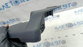 Right middle passenger seat side trim for Volvo XC90 16-25, black, worn