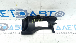 Right side passenger seat trim, small, Volvo XC90 16-25, black, worn, broken mount